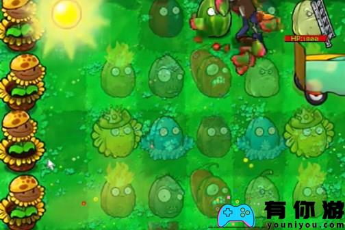 PVZ杂交版迷你游戏坚果艺术过关攻略介绍