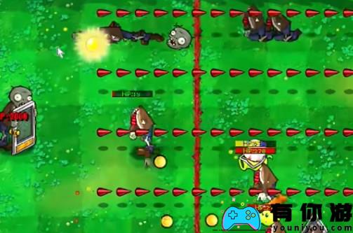 PVZ杂交版迷你游戏僵尸乒乓球过关攻略